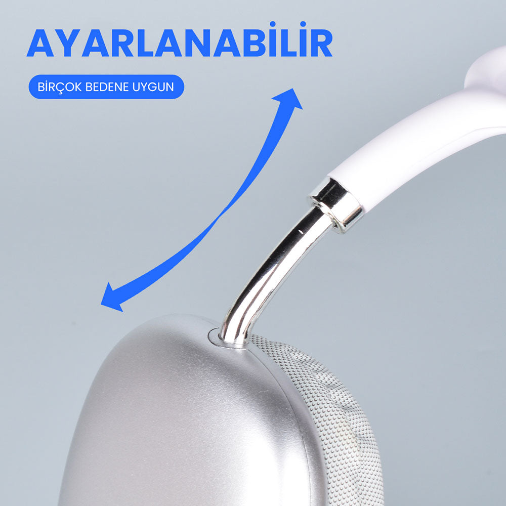 Lapas P10 Hi-Fi Ses Kalitesi Ayarlanabilir ve Katlanabilir Kulak Üstü Bluetooth Kulaklık