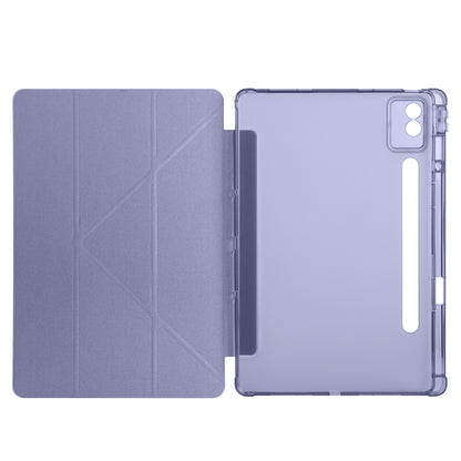 Lenovo Idea Tab Pro 12.7 TB-373FU Kılıf Zore Tri Folding Kalem Bölmeli Standlı Kılıf