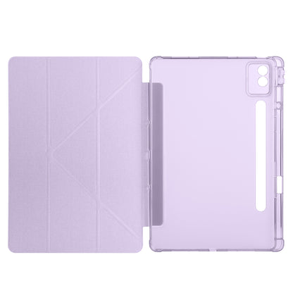 Lenovo Idea Tab Pro 12.7 TB-373FU Kılıf Zore Tri Folding Kalem Bölmeli Standlı Kılıf