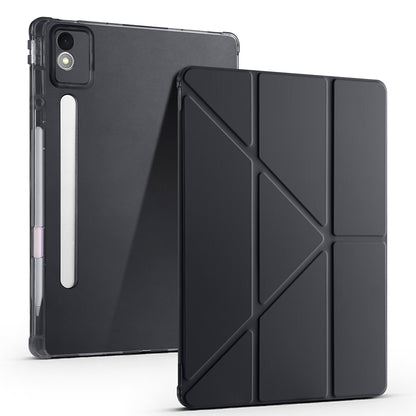 Lenovo Idea Tab Pro 12.7 TB-373FU Kılıf Zore Tri Folding Kalem Bölmeli Standlı Kılıf