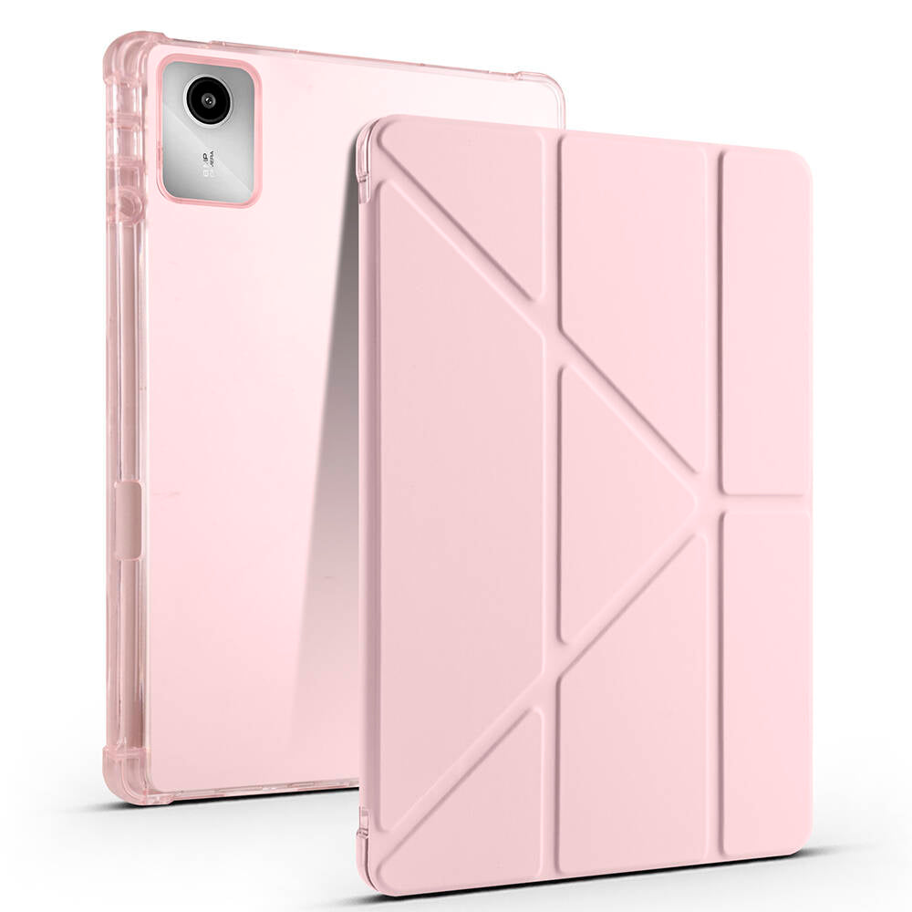 Lenovo M11 TB-330FU Kılıf Zore Tri Folding Kalem Bölmeli Standlı Kılıf