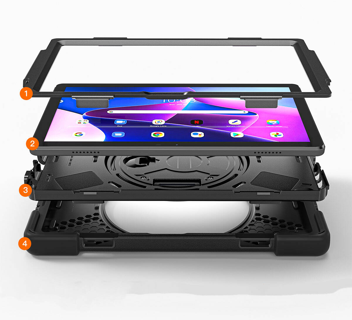 Lenovo Tab M10 TB-328F 3. Jenerasyon Zore Defender Tablet Silikon