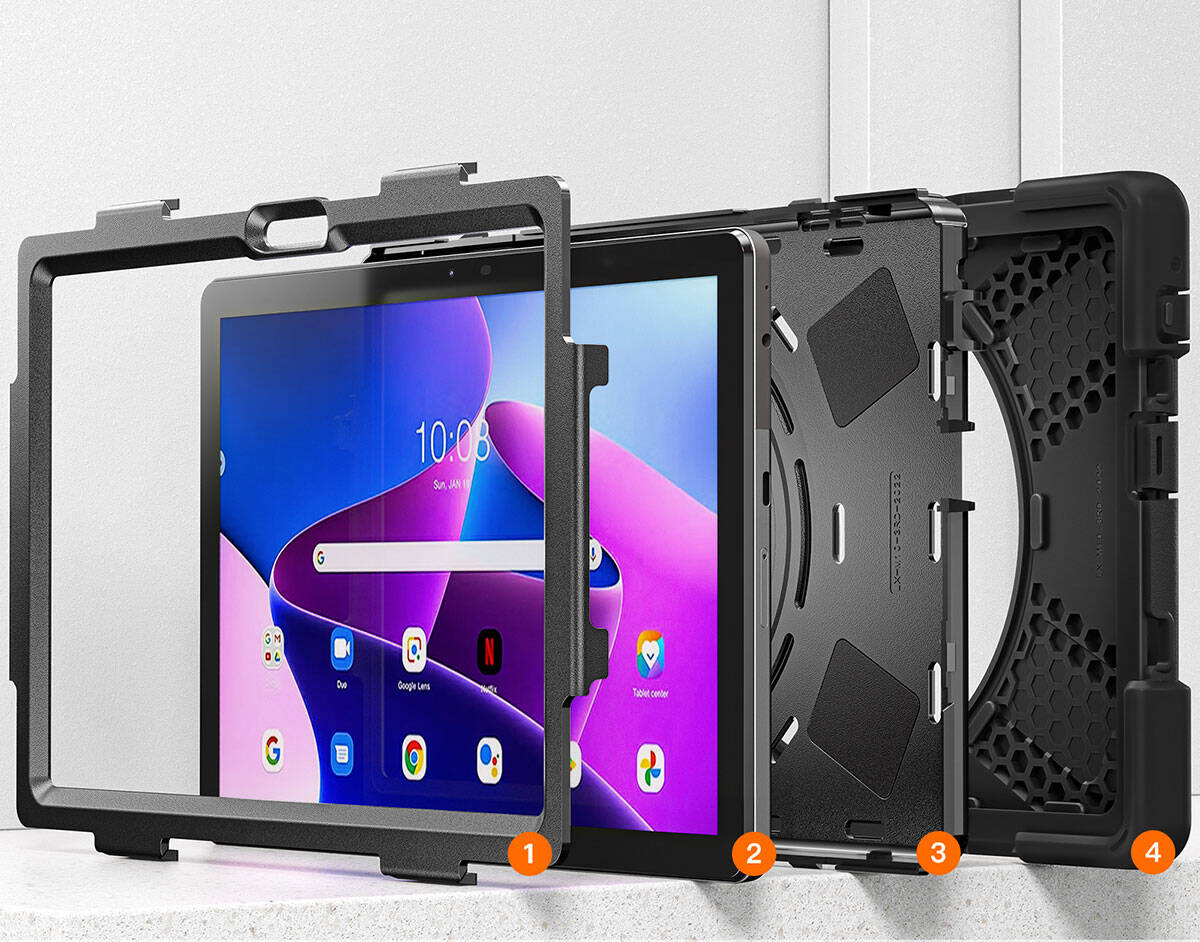 Lenovo Tab M10 TB-328F 3. Jenerasyon Zore Defender Tablet Silikon