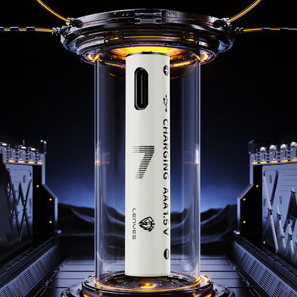 Lenyes AAA107 Type-C Şarj Portlu Şarj Edilebilir AAA Lityum-ion Pil 600mWh 1.5V 2 Adet