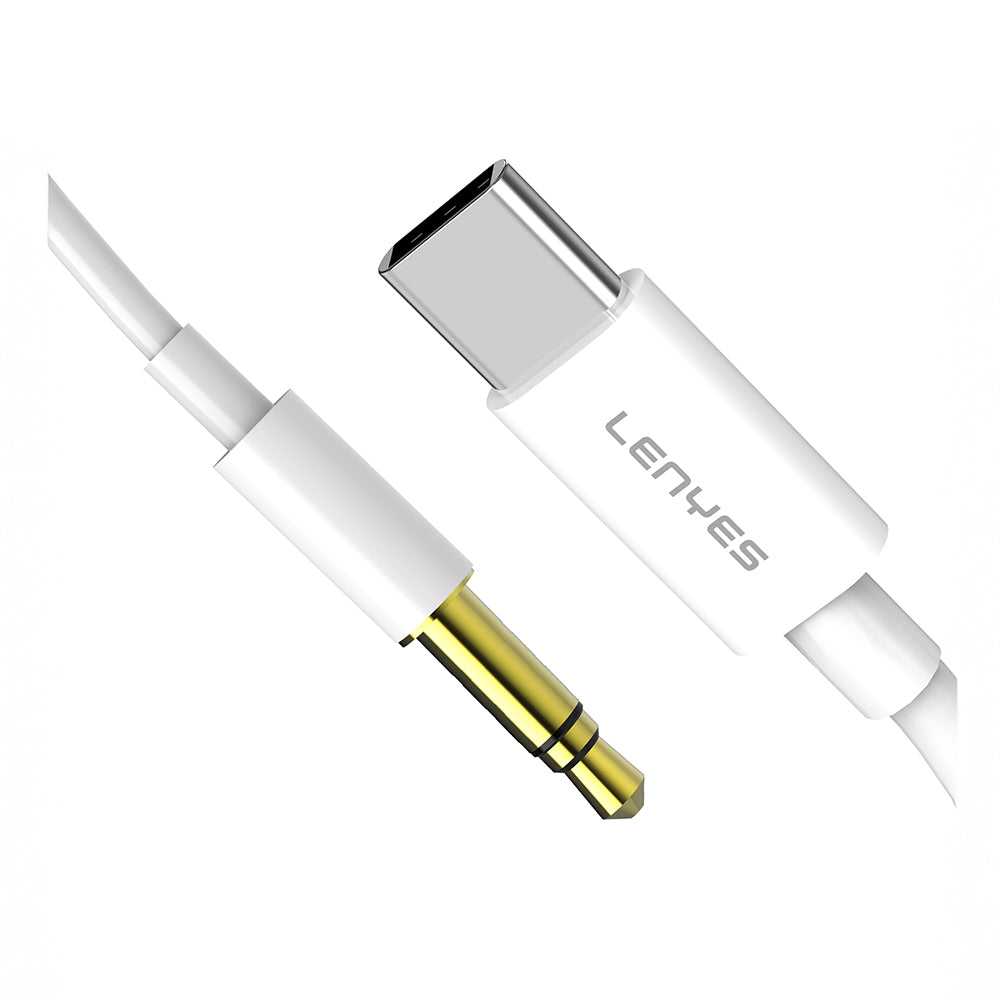 Lenyes AX106 Type-C to 3.5mm AUX Audio Kablo 1M
