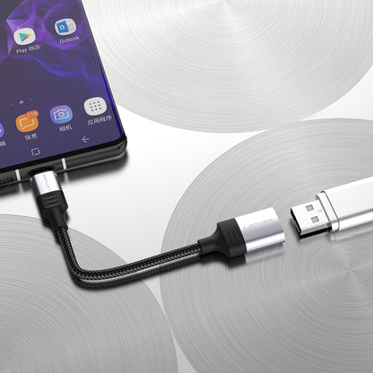 Lenyes AX122 USB to Type-C Dönüştürücü OTG Kablo