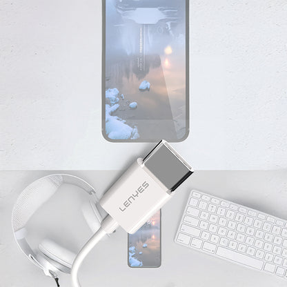 Lenyes AX91 Type-C to 3.5mm Hi-Fi Aux Çevirici Ses Adaptörü