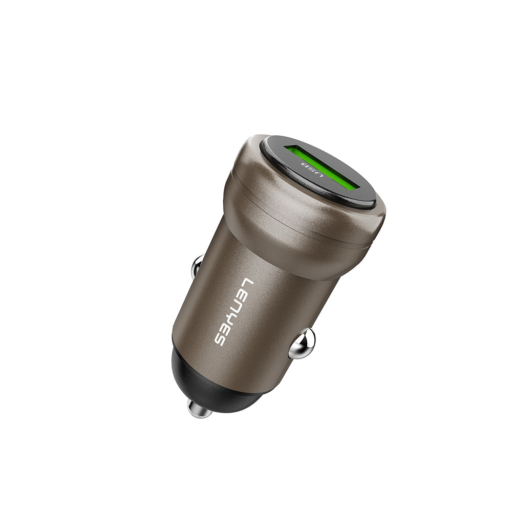 Lenyes CA61 Hızlı Şarj Özellikli USB-A Portlu Araç Şarj Aleti 18W