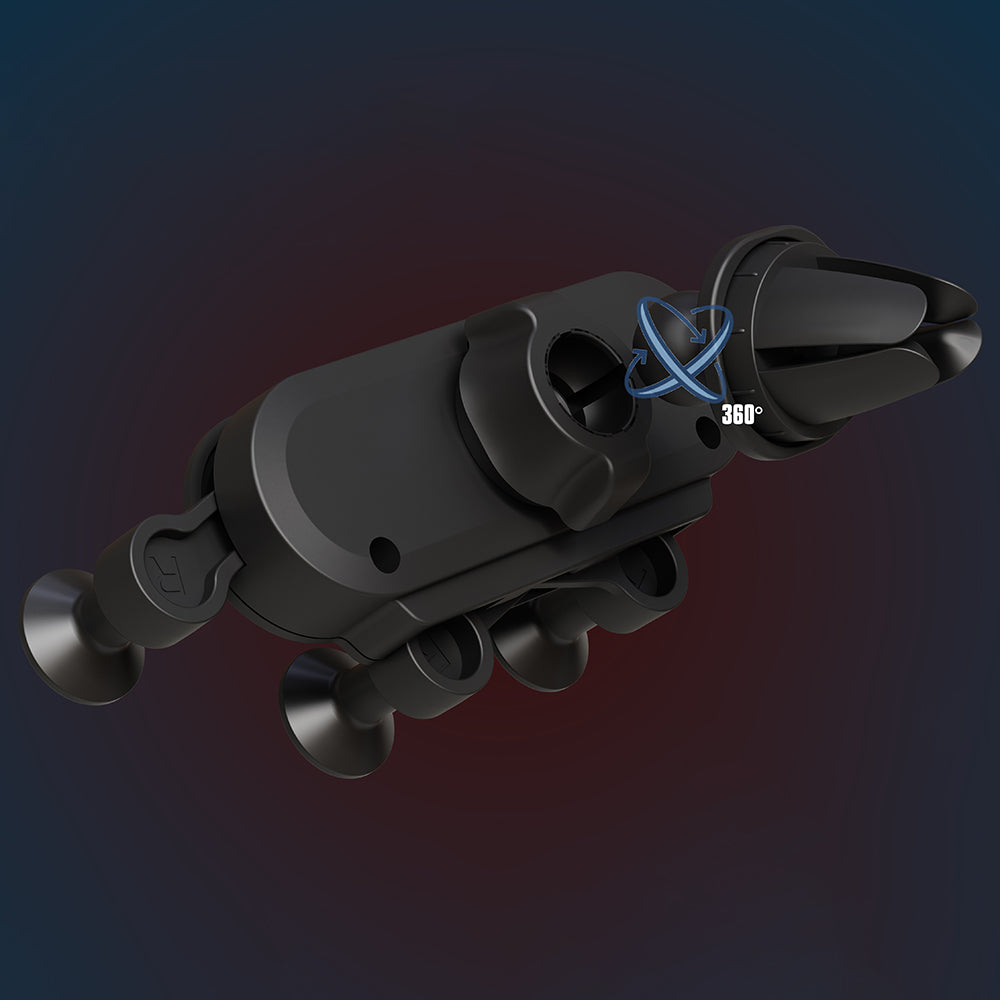 Lenyes CR160 Magnetik M-safe 360° Oynar Başlıklı Araç İçi Telefon Tutucu