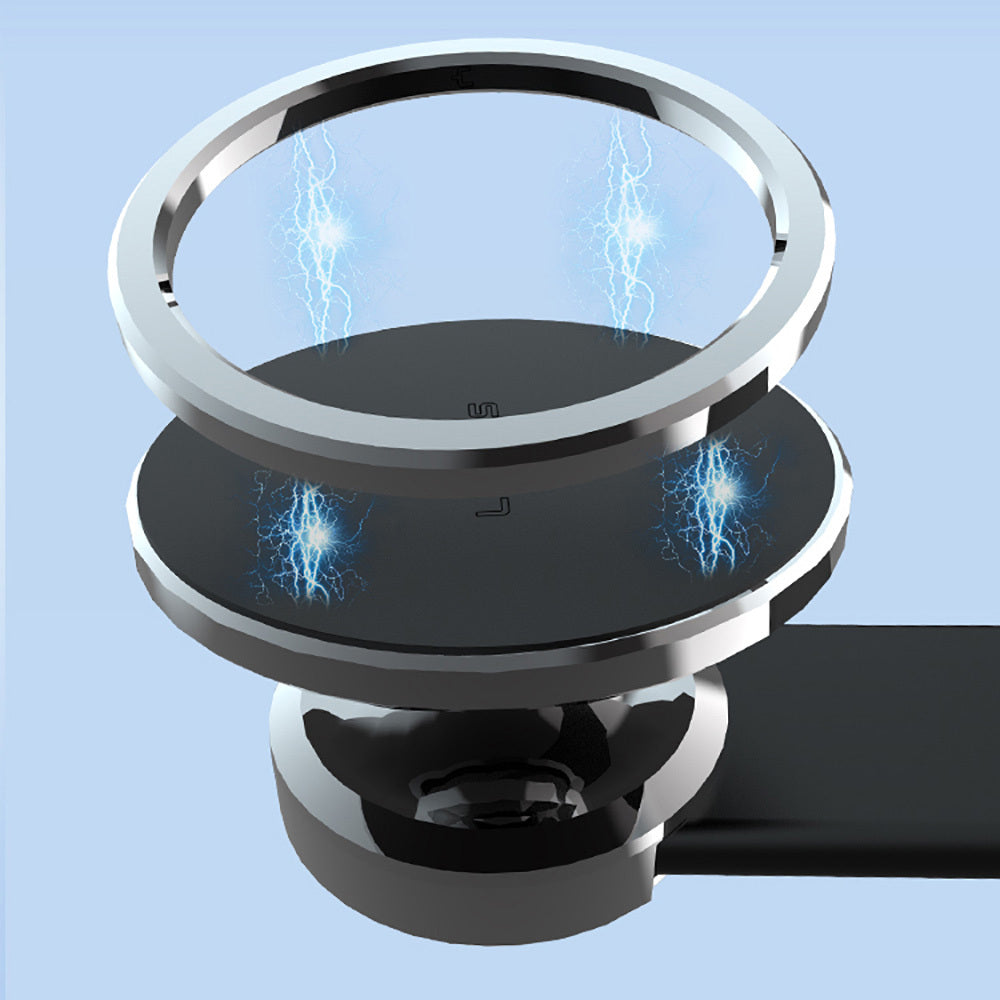 Lenyes CR171 Magnetik M-safe Uyumlu Bükülebilen Eğimi ve Düz Zemin Araç Telefon Tutucu