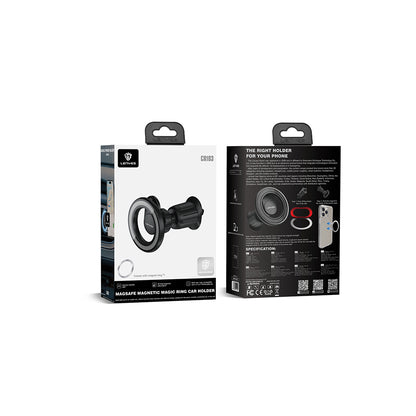 Lenyes CR183 M-safe Magnetik Özellikli 360 Derece Dönebilen Havalandırma Tasarım Araç Telefon Tutucu