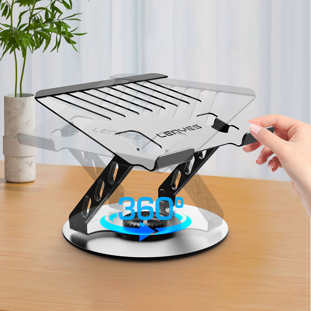 Lenyes CR190 360 Derece Dönebilen Katlanabilir Laptop Standı