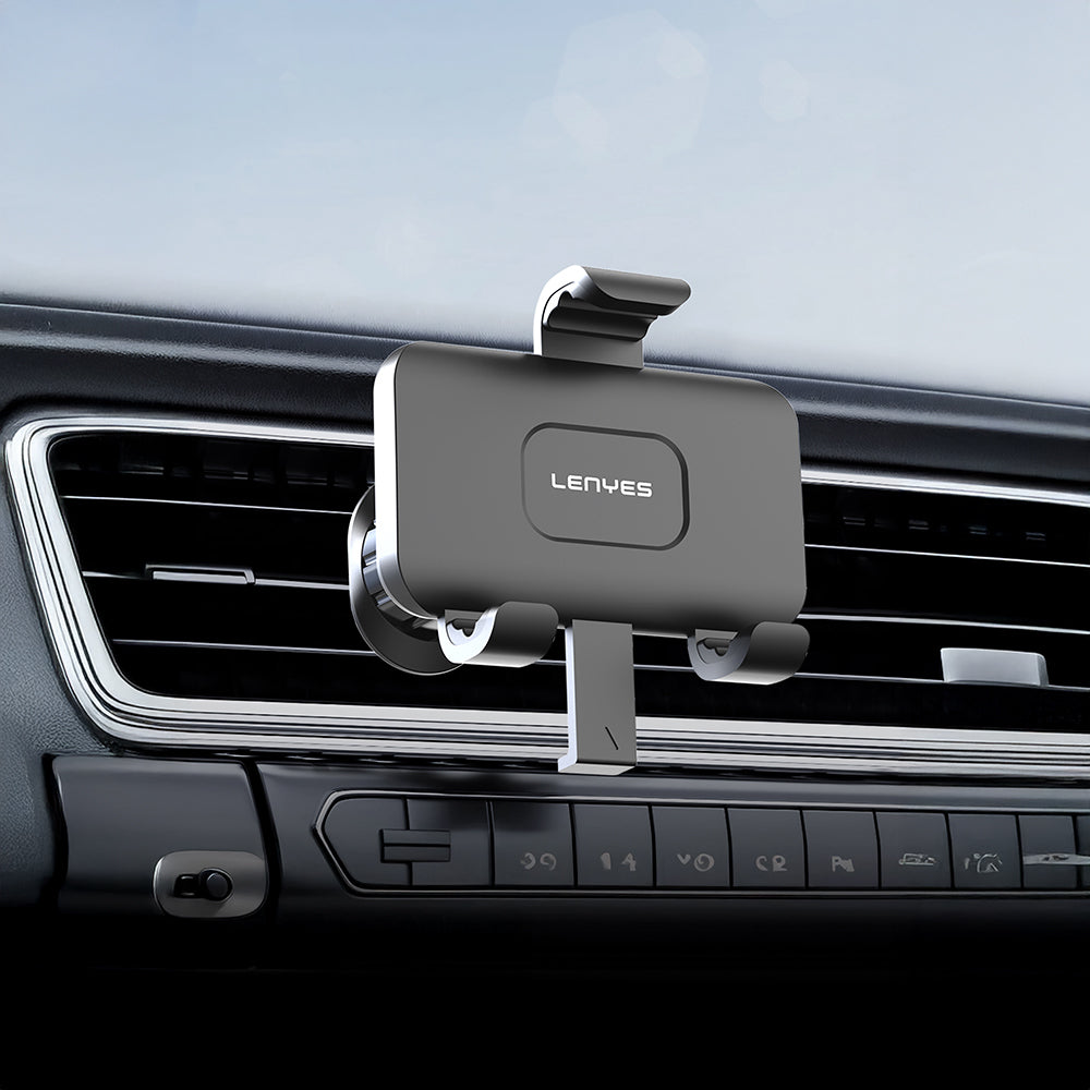 Lenyes CR196 360° Dönebilen Havalandırma Tasarım Araç Telefon Tutucu