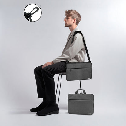 Lenyes LB509 Cleo Protect Pro Serisi Darbe Emici Su Geçirmez Polyester Kumaş 15.6 inç Laptop Çantası