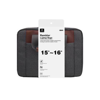 Lenyes LB544 Rambler Serisi Polyester Kumaş 15-16 inç Su Geçirmez Laptop Çantası