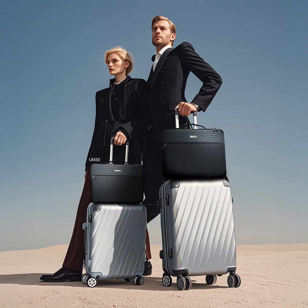 Lenyes LB555 Voyagers Serisi 1200D Su Geçirmez 13-14 inç Laptop Çantası