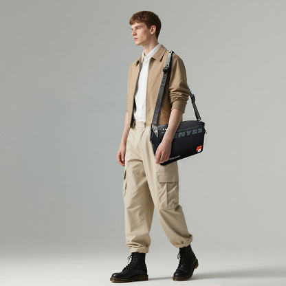 Lenyes LB594 Innovator Crossbody Serisi Manyetik Tokalı 500D Su Geçirmez Kumaşlı Çapraz Vücut Çantası