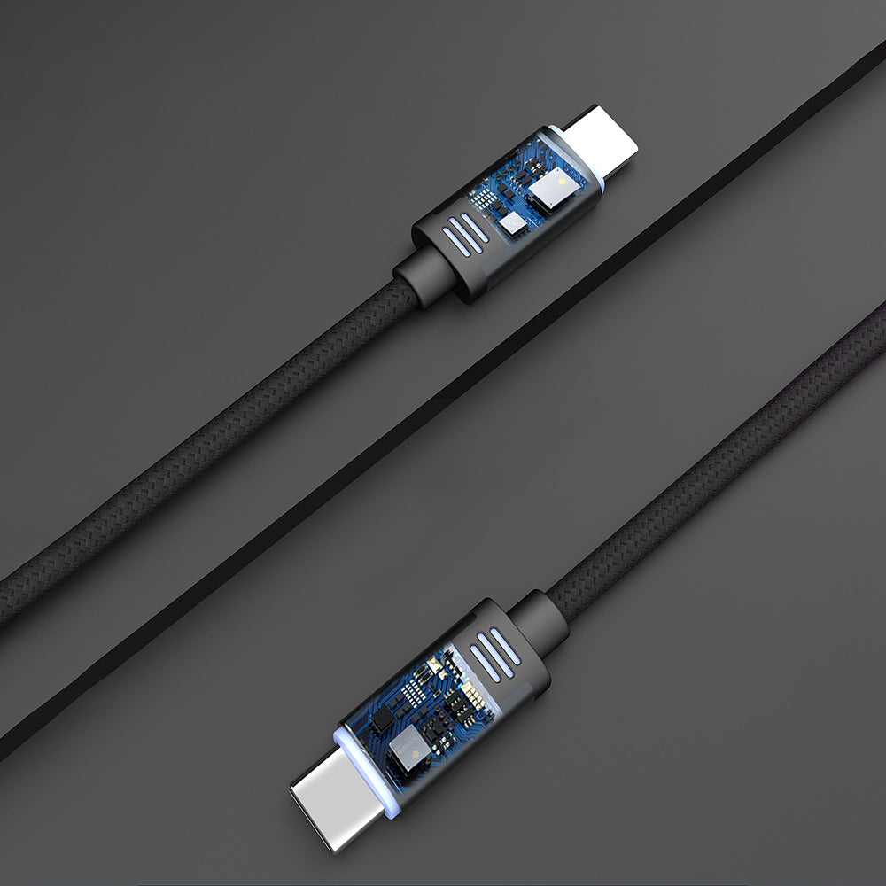 Lenyes LC532 Type-C to Type-C Hızlı Şarj Özellikli Data ve Şarj Kablosu 60W 1M