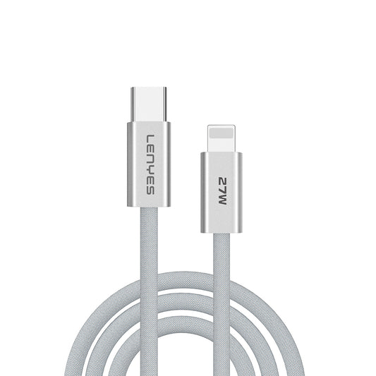 Lenyes LC551 Type-C to Lightning Hızlı Şarj Özellikli Data ve Şarj Kablosu 27W 1M