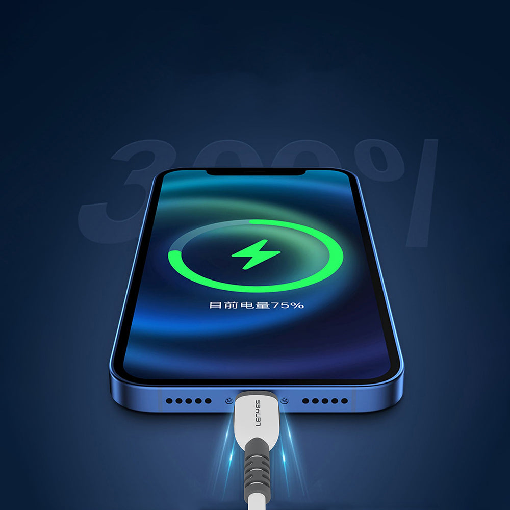 Lenyes LC979 USB-A to Micro Hızlı Şarj Özellikli Data ve Şarj Kablosu 2.4A 1M