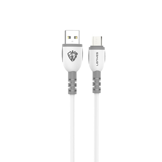 Lenyes LC979 USB-A to Micro Hızlı Şarj Özellikli Data ve Şarj Kablosu 2.4A 1M