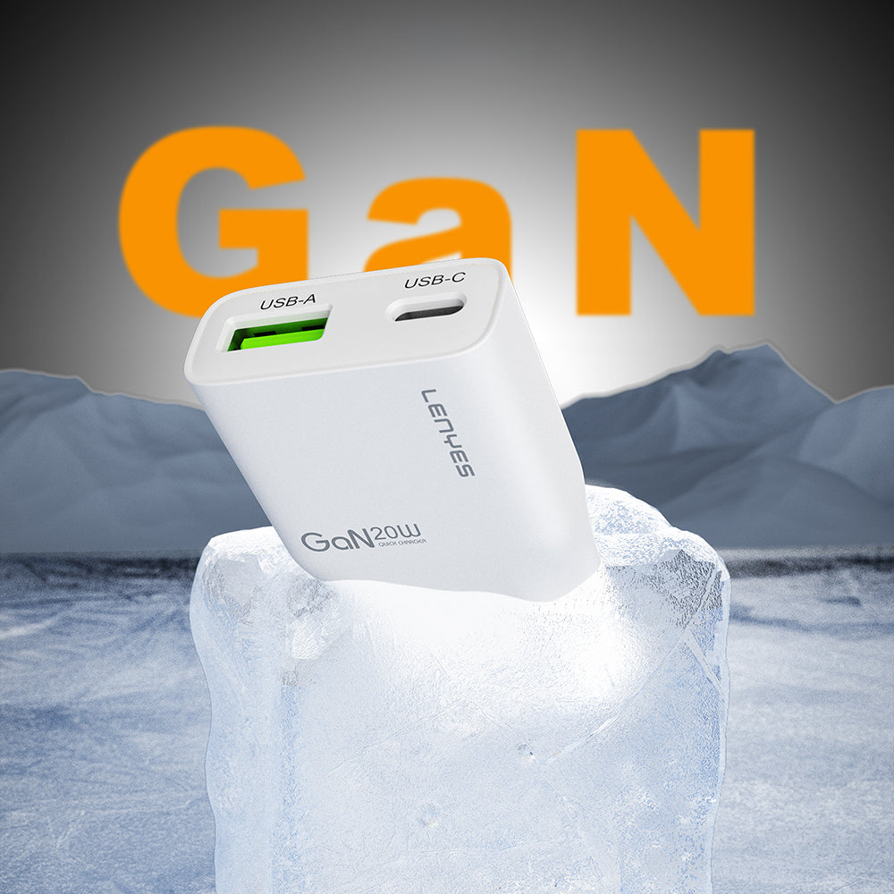 Lenyes LCH11 Serisi GaN Teknolojili PD Hızlı Şarj Özellikli Şarj Başlığı 20W