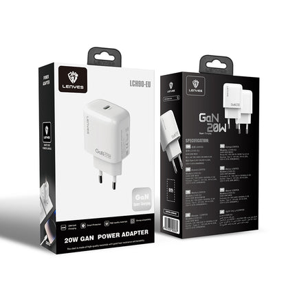 Lenyes LCH90 Type-C GaN Teknolojili PD Hızlı Şarj Özellikli Şarj Başlığı 20W