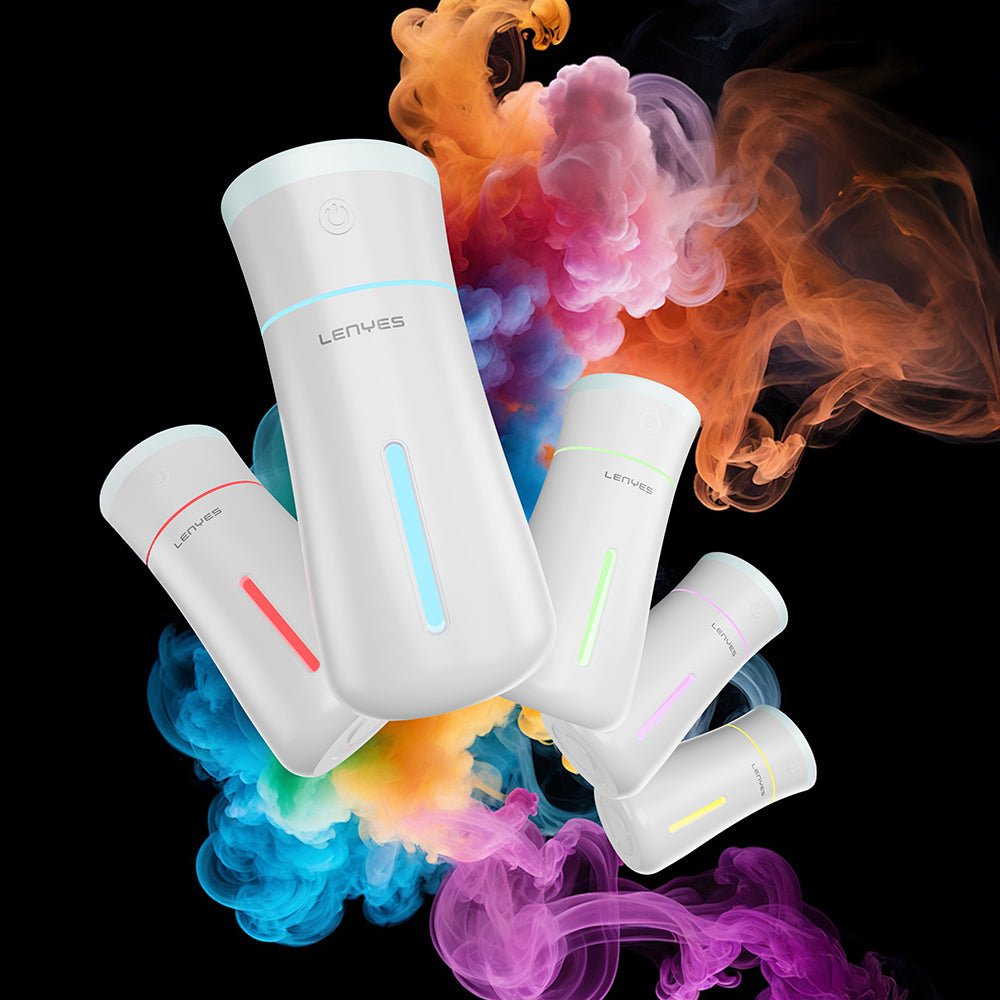Lenyes LHU03 Vazo Tipi RGB Atmosfer Işıklı Nano Sprey Sessiz Hava Nemlendirici