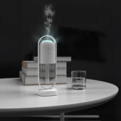 Lenyes LHU04 Kum Saati Tipi 360 Derece Dönebilen RGB Atmosfer Işıklı Sessiz Hava Nemlendirici