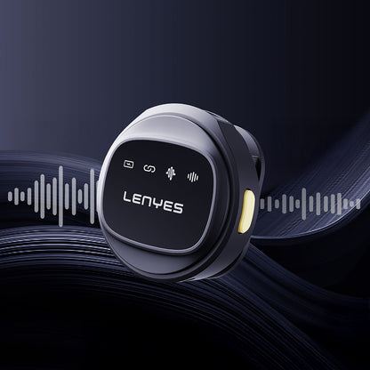 Lenyes LM204-L Type-C Şarj Portlu Akıllı Gürültü Engelleyicili Lightning Bağlantılı Kablosuz Yaka Mikrofonu