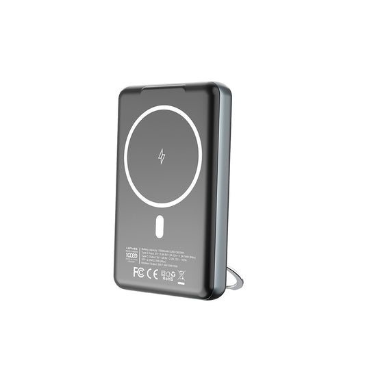Lenyes PW1001D PD 22.5W Hızlı Şarj Özellikli Standlı Wireless Powerbank 15W 10000mAh