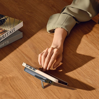 Lenyes PW1009D PD 35W Qi2 Teknolojili Type-C Kablolu Standlı Wireless Powerbank 15W 10000mAh