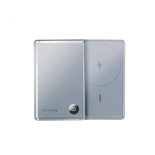 Lenyes PW137D 20W Ultra İnce Dijital LED Ekranlı Wireless Powerbank 15W 10000mAh