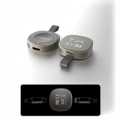 Lenyes PW316 Akıllı Saat Mini Wireless Magnetik Şarj Aleti 2.5W
