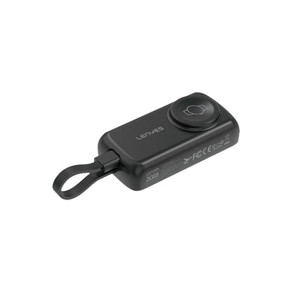 Lenyes PX0001D Akıllı Saat Kablosuz Şarj Özellikli Taşınabilir Type-C Kablolu Powerbank 2000mAh 2W
