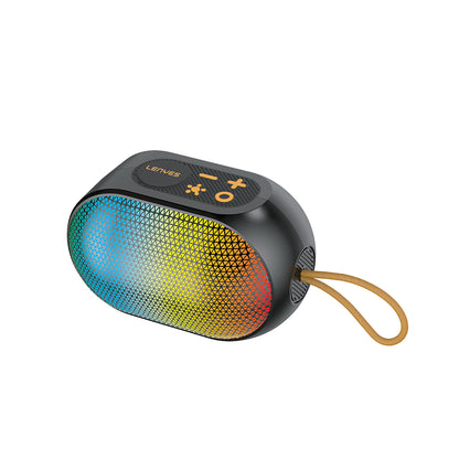 Lenyes S212 Su Geçirmez RGB Işıklı Askılı Taşınabilir Kablosuz Bluetooth Hoparlör v5.3