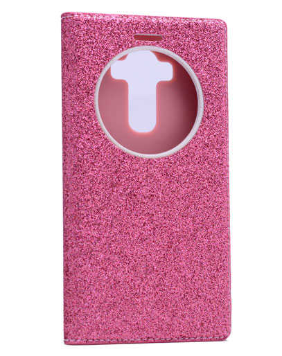 LG G3 Kılıf Zore Simli Dolce Kapaklı Kılıf
