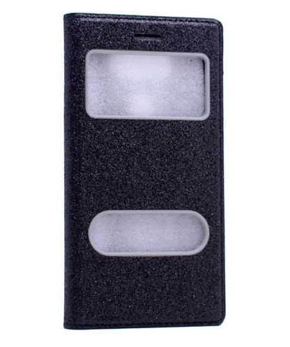 LG G5 Kılıf Zore Simli Dolce Kapaklı Kılıf