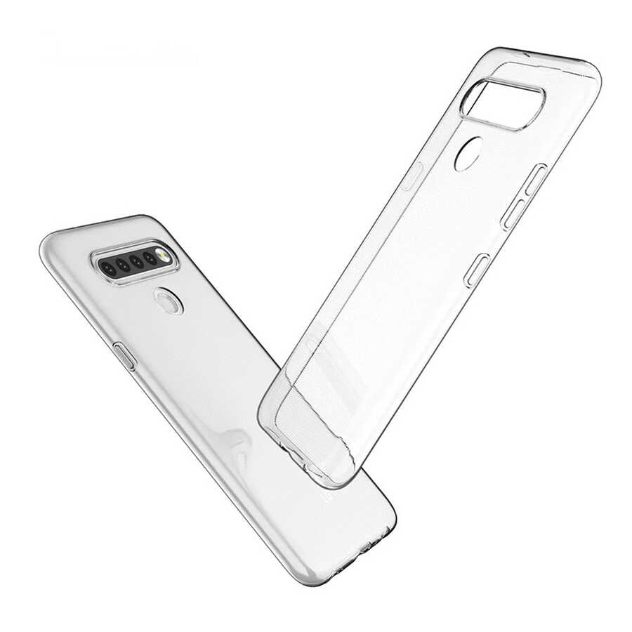 LG K61 Kılıf Zore Süper Silikon Kapak