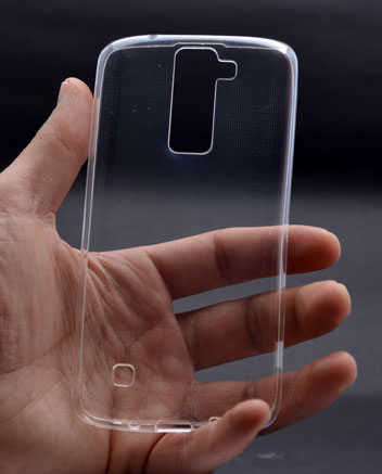 LG K8 Kılıf Zore Ultra İnce Silikon Kapak 0.2 mm