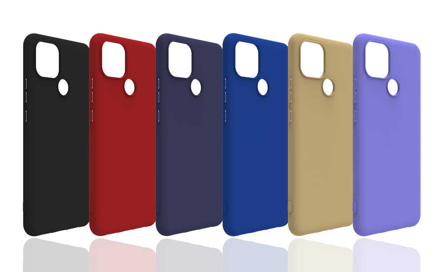 Oppo A15S Kılıf Zore Biye Silikon