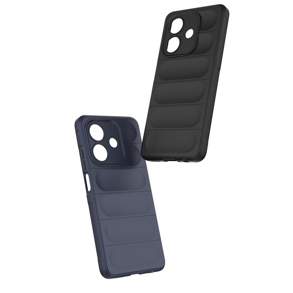 Oppo A3 Kılıf Esnek TPU Oyuklu Arka Yüzey Tasarımlı Zore Etnik Silikon Kapak