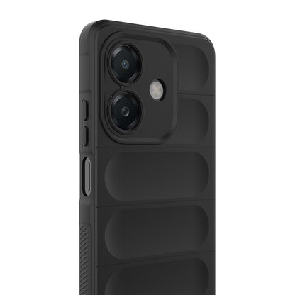 Oppo A3 Kılıf Esnek TPU Oyuklu Arka Yüzey Tasarımlı Zore Etnik Silikon Kapak