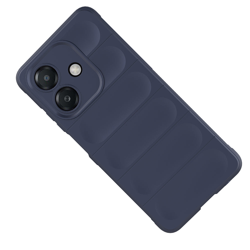 Oppo A3 Kılıf Esnek TPU Oyuklu Arka Yüzey Tasarımlı Zore Etnik Silikon Kapak