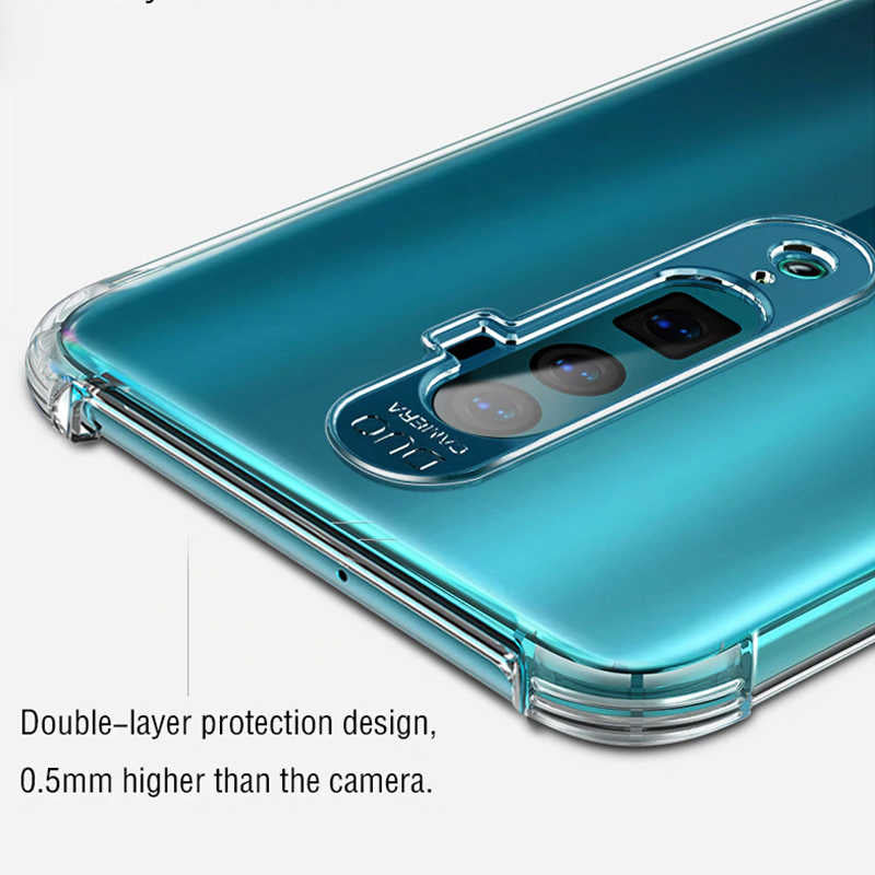 Oppo A5 2020 Kılıf Zore Nitro Anti Shock Silikon