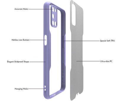 Oppo A52 Kılıf Zore Parfe Kapak