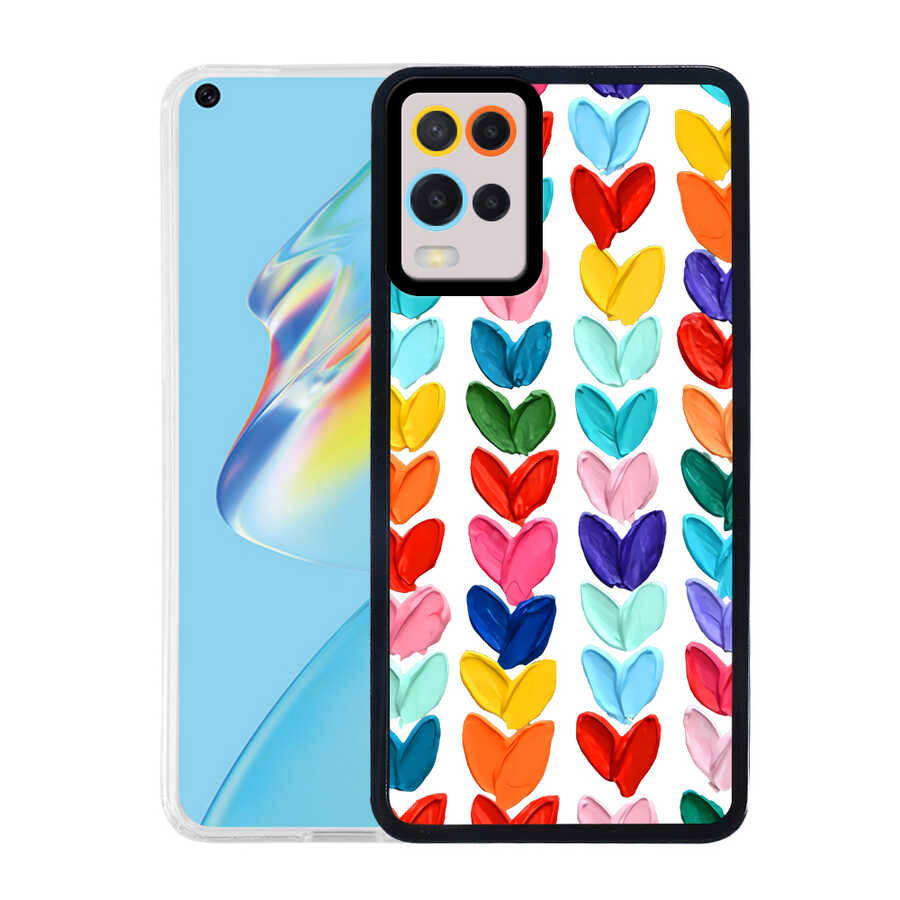 Oppo A54 4G Kılıf Zore M-Fit Desenli Kapak