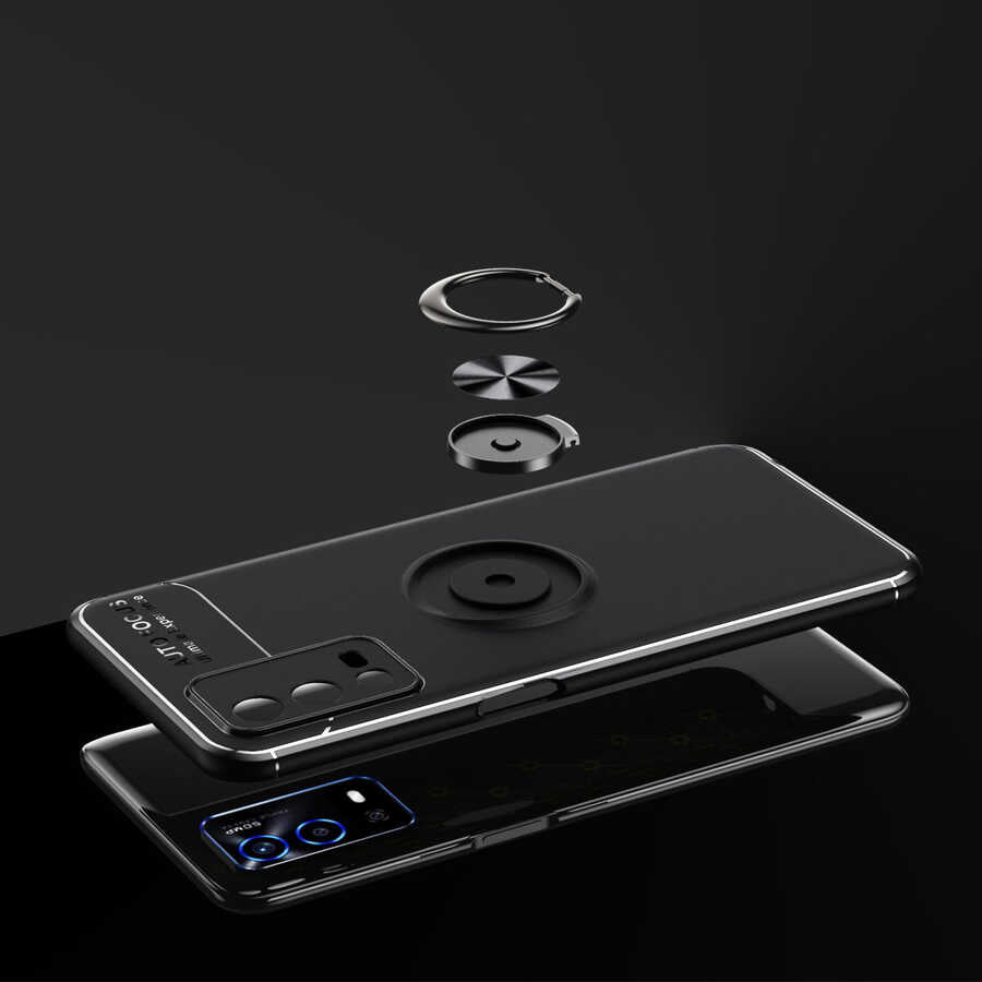 Oppo A55 4G Kılıf Zore Ravel Silikon Kapak