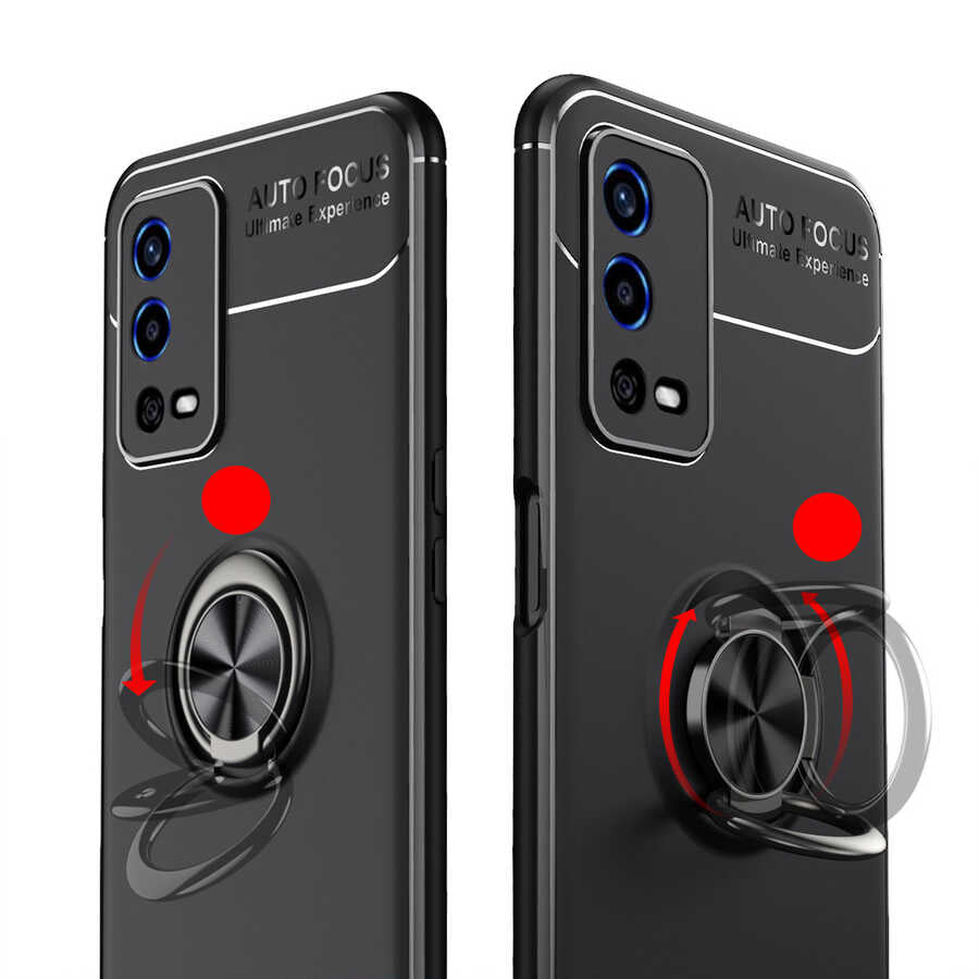 Oppo A55 4G Kılıf Zore Ravel Silikon Kapak