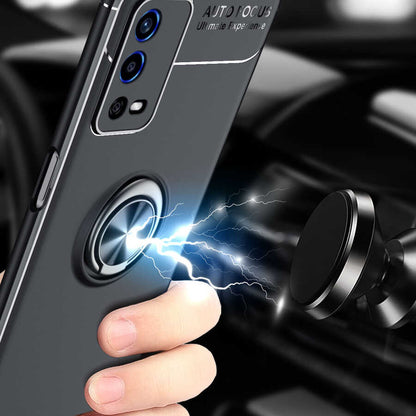 Oppo A55 4G Kılıf Zore Ravel Silikon Kapak